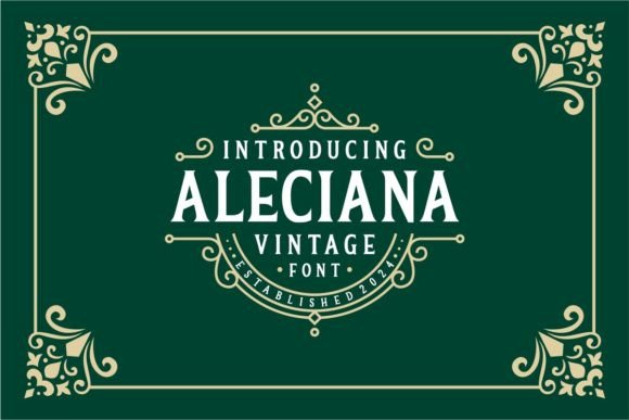 Aleciana: A Sophisticated Serif Font for Scroll-Stopping Marketing