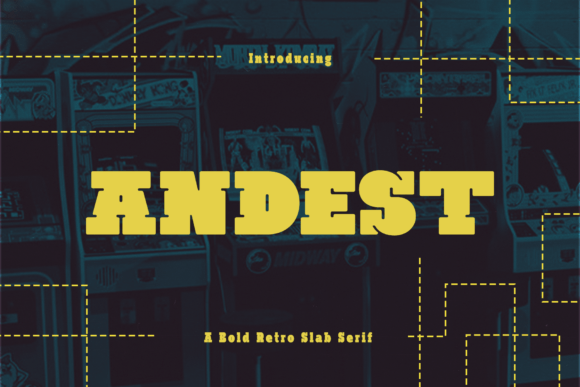 Andest: A Bold Slab Serif Font for Digital Impact