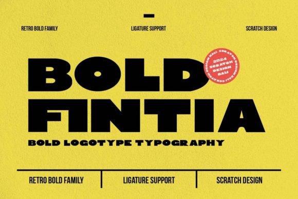 Bold Fintia: A Chunky Retro Display Font for Campaign Headlines