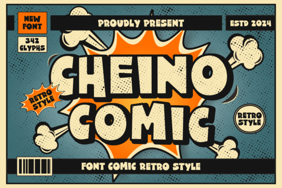 Cheino: A Comic Retro Script Font for Scroll-Stopping Campaigns