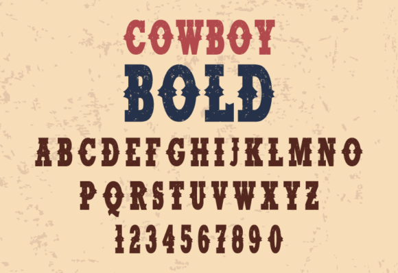 Cowboy Bold: A Sans Serif Font That Feels Like Home