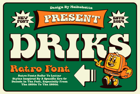 Driks Serif Font: Joyful, Handwritten Typography for Digital Brands