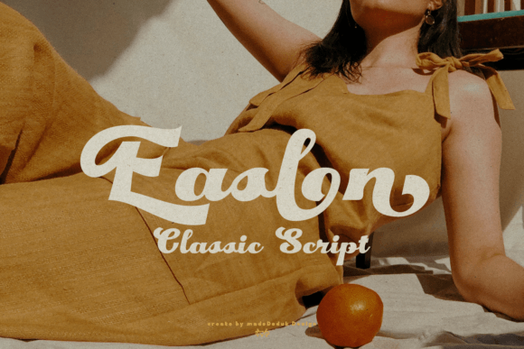 Easlon: A Retro Script Font That Anchors Brand Moments