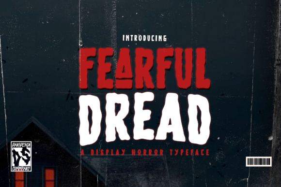 Fearful Dread Font: A Bold Blackletter Display Typeface for Digital Impact