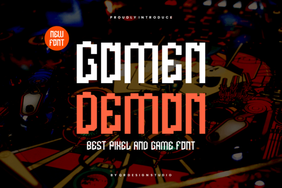 Gomen Demon: A Pixel-Perfect Display Font for Handmade Makers