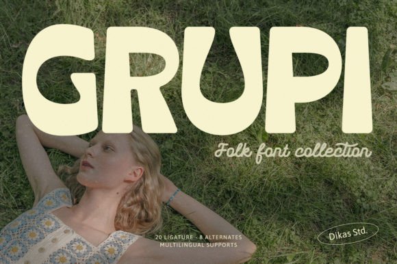 Grupi: A Bold Reverse Contrast Sans Serif for Retro-Forward Branding