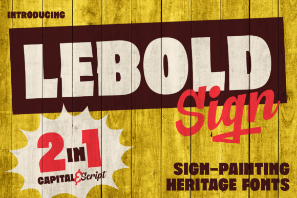 Lebold Sign: A Vintage Script Font for Editorial Impact