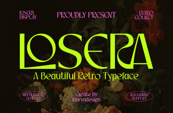 Losera: A Retro Sans Serif That Feels Like Home