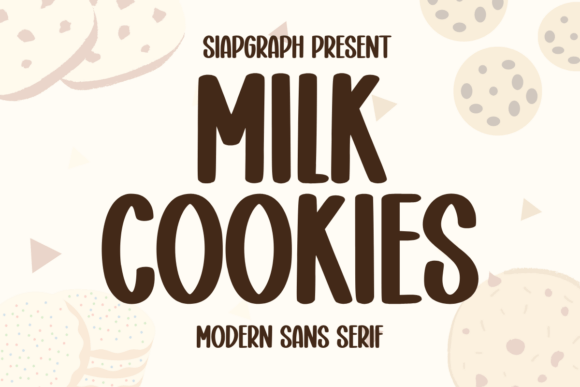 Milk Cookies: A Playful Sans Serif Font for Bold Digital Branding