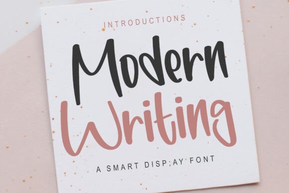 Modern Writing Font: A Bold Retro Script for Digital Branding
