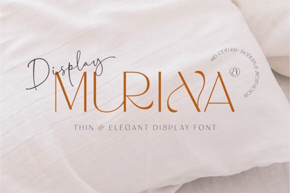 Murina Display: A Mid-Century Sans Serif Typeface for Digital Branding