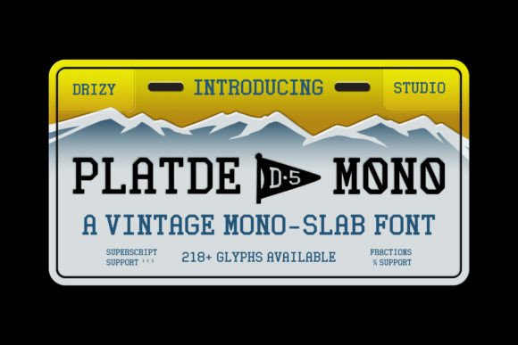 Platde: The Vintage Slab Serif That Anchors Your Campaign