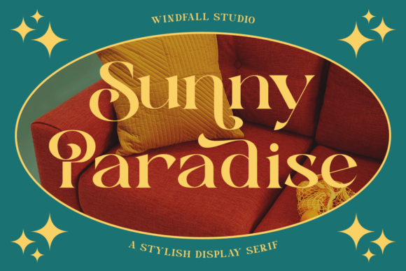 Sunny Paradise: A Cheerful Serif Display Font for Handmade Creators