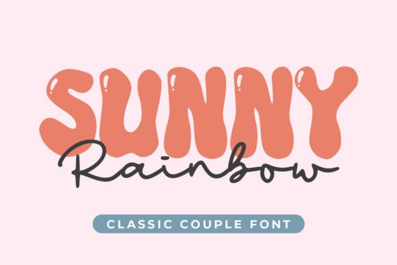 Sunny Rainbow Duo: A Font Duo That Makes Your Campaign Pop
