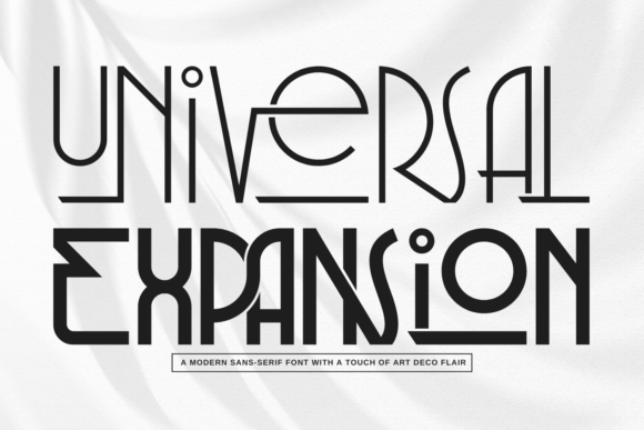 Universal Expansion: A Retro Display Font That Elevates Digital Branding